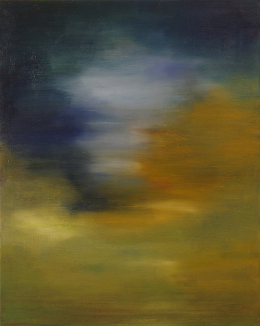 Cumulus, 80 x 100 cm, Ölfarbe